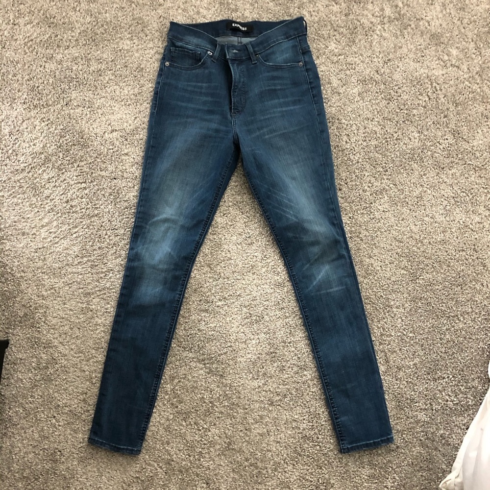 Express High Rise Legging Jeans Size 8R